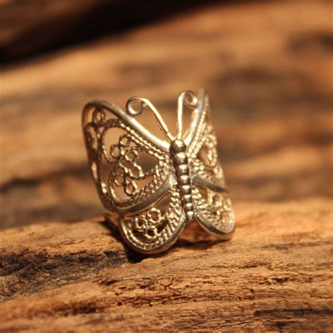 Vintage Butterfly Ring 